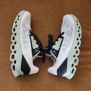 On Running White and Black Sneakers